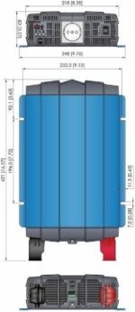 Cotek 12V 1500W Tam Sinüs Inverter - Görsel 4